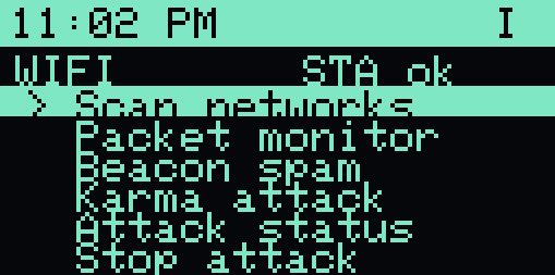 WiFi scan